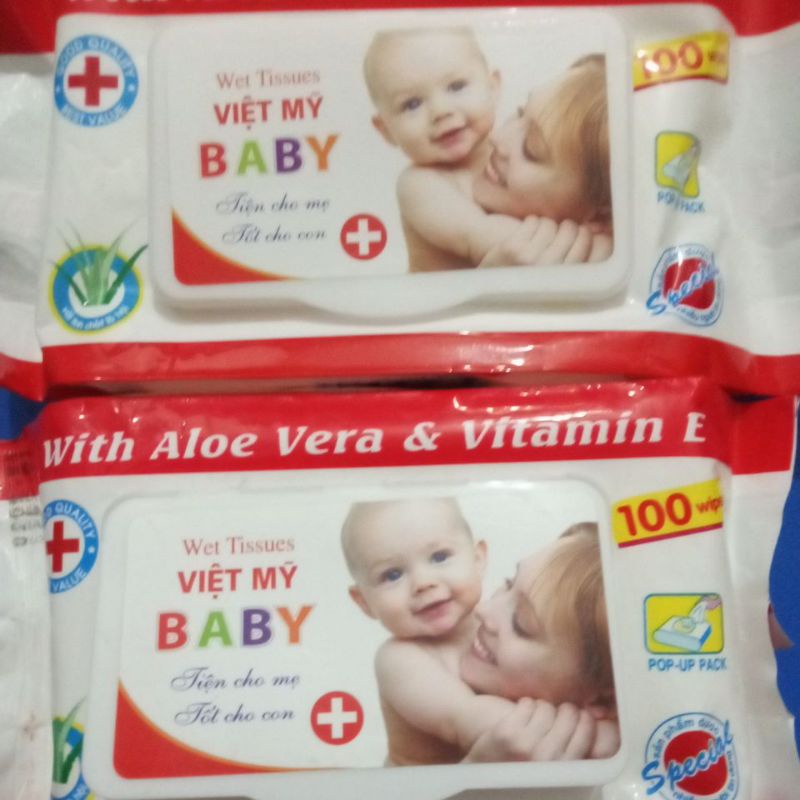 Giấy ướt Việt Mỹ baby