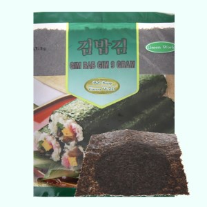 Rong biển làm kimbap, sushi, cơm cuộn 4 lá