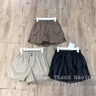 ( Ảnh thật) quần đùi da