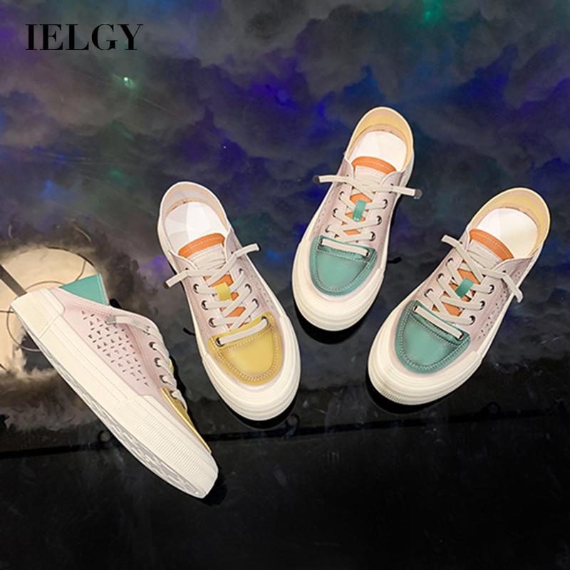 Giày sneaker đế mềm IELGY thiết kế đục lỗ thoáng khí thời trang cho nữ