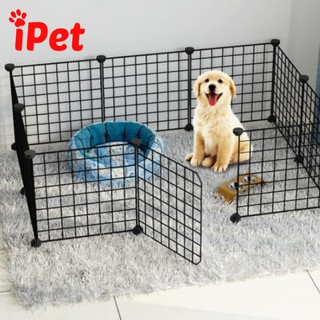 Combo Lưới Ghép Chuồng Quây Thú Cưng Chó Mèo ( tặng chốt ) - Combo 10 Lưới Có Cửa - iPet Shop
