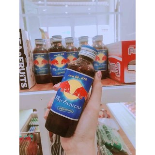 Bò húc thái lan redbull chai thủy tinh - chai 150 ml - ảnh sản phẩm 2