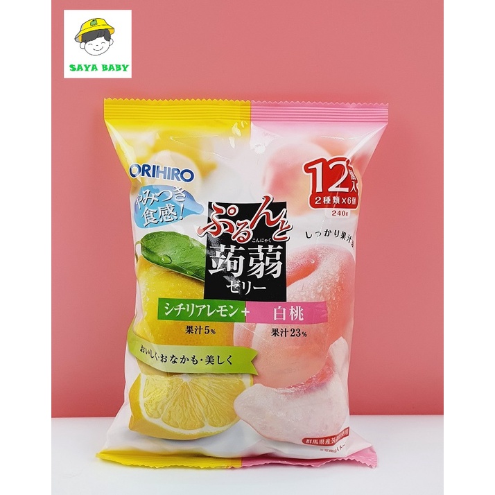 Thạch Orihiro Nhật Bản, thạch trái cây rau câu mix đủ vị cho bé