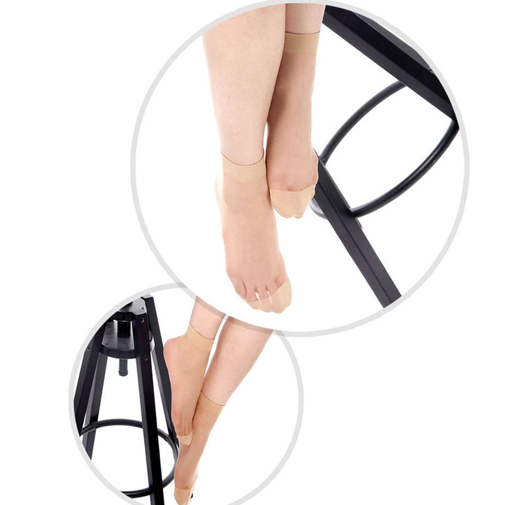 Set 10 Đôi Tất Lụa Siêu Mỏng Co Giãn Gợi Cảm Cho Nữ