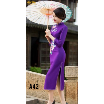 Sườn xám Thượng Hải cao cấp. Hàng nhập chính hãng. Cam kết uy tín, chất lượng vượt trội.