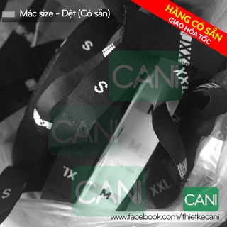 200 cái_Mác size đã cắt sẵn_Mác size số, chữ_loại dệt_May quần áo