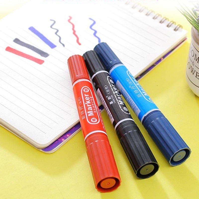 Bút Đánh Dấu Vết Dầu Khô Nhanh Chống Nước Cho Học Sinh / Văn Phòng