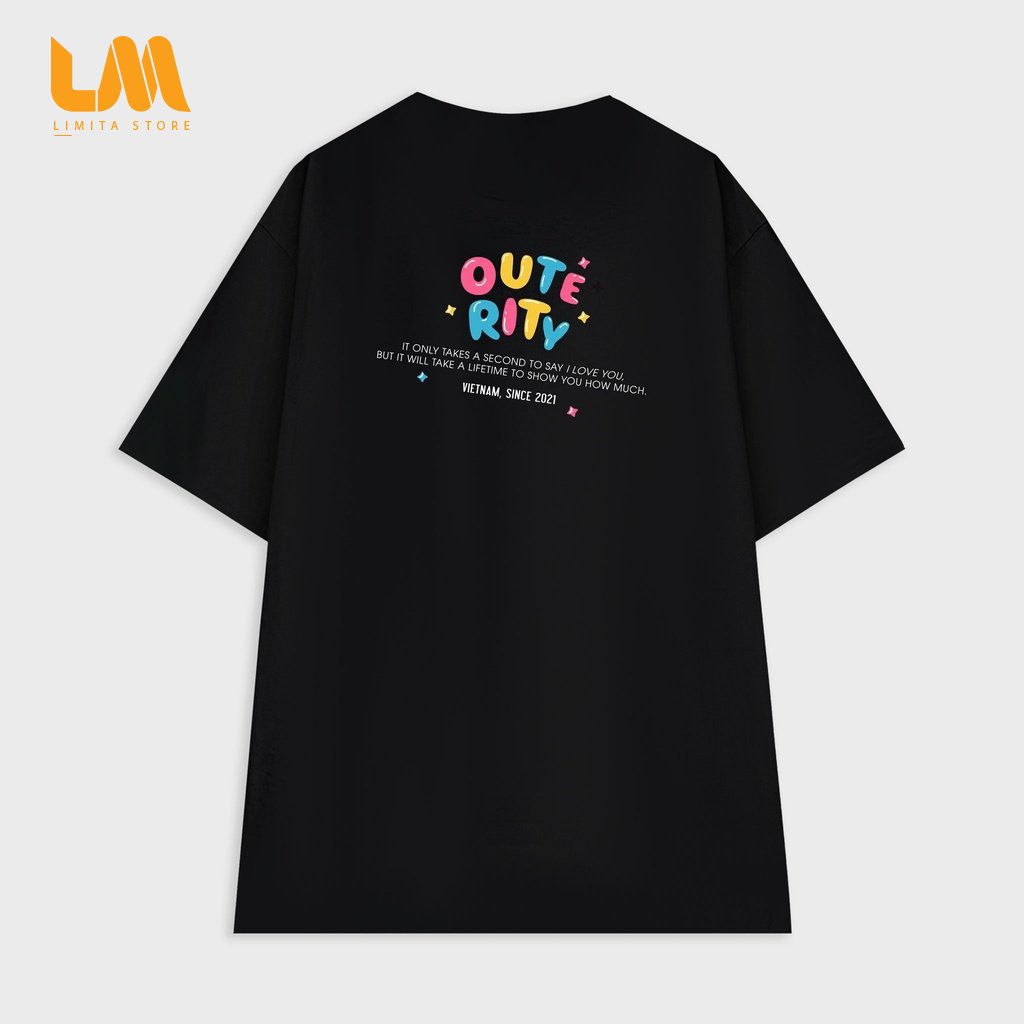 Áo thun chữ màu sắc , dáng rộng,Áo Thun Tay lỡ nam nữ, áo phông unisex from rộng Oversize (V67)