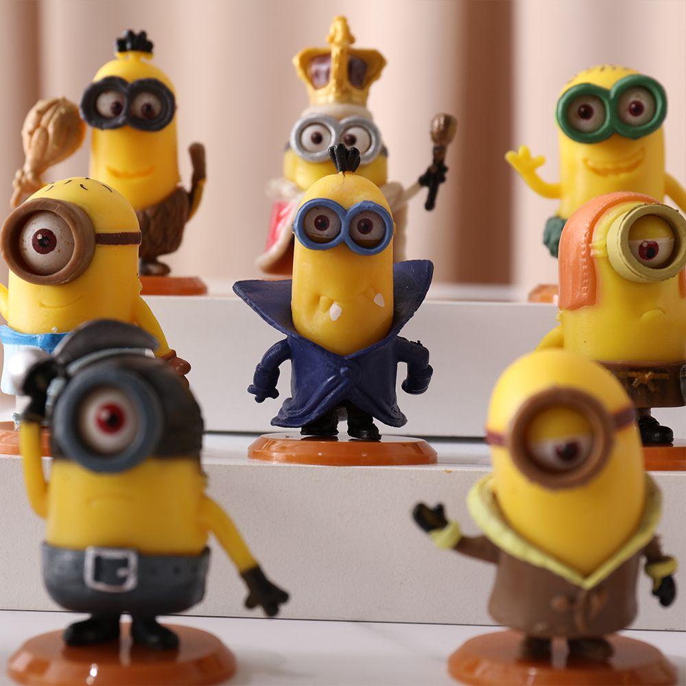 Set 10 Tượng Minion 3D Hoạt Hình Để Bàn Trang Trí