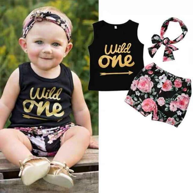 Set bộ kèm băng đô cho bé