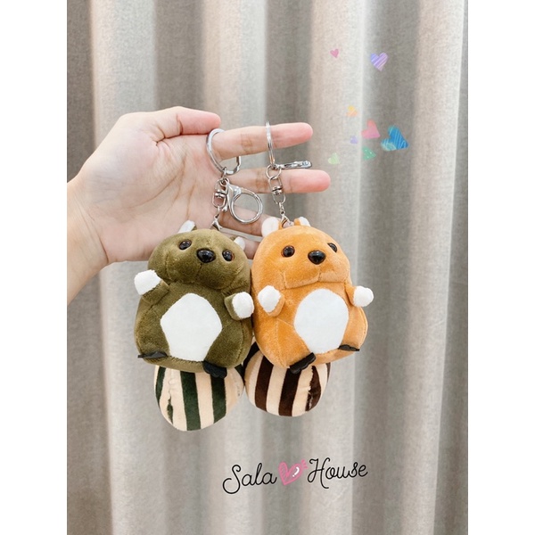 Móc khoá gấu bông con sóc 🦫