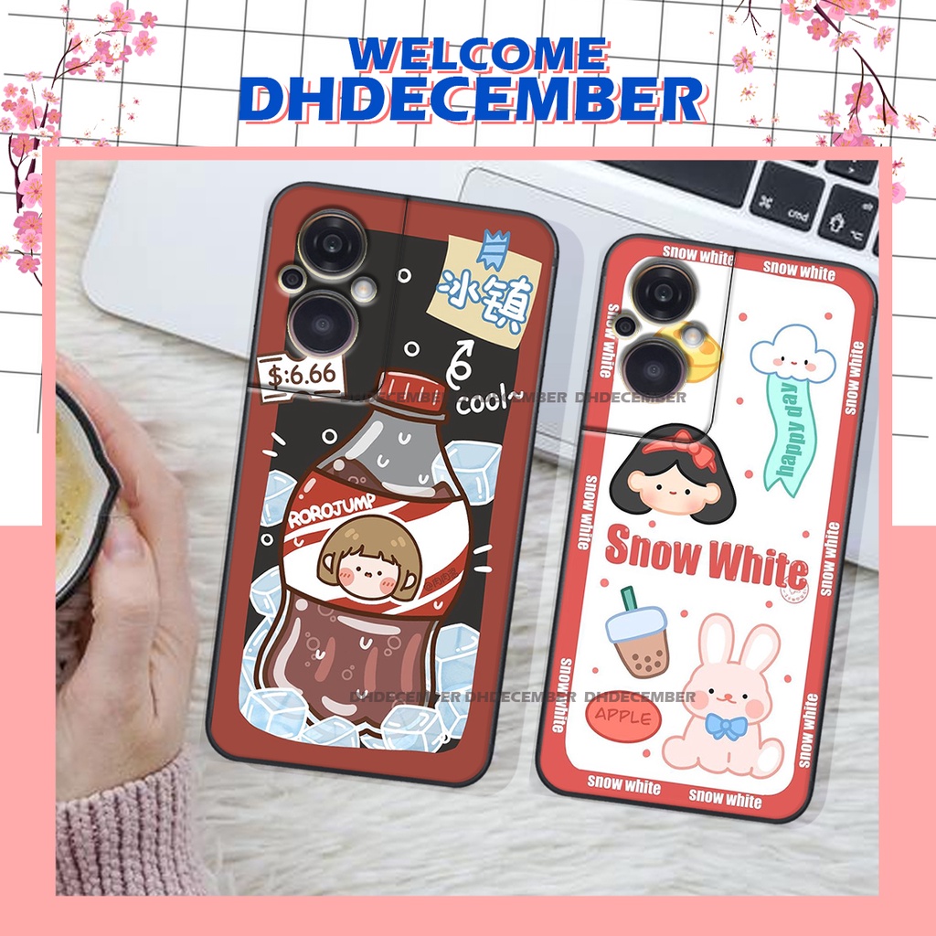 Ốp lưng Oppo RENO 8Z 5G - BẢO VỆ CAMERA in hình 3D GẤU HỒNG-GẤU BEER -CỰC XINH-RẺ