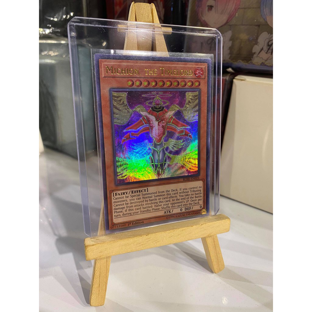 [ Dưa Hấu Yugioh ] Lá bài thẻ bài Yugioh Michion the Timelord – Ultra Rare - Tặng bọc bài nhựa bảo quản