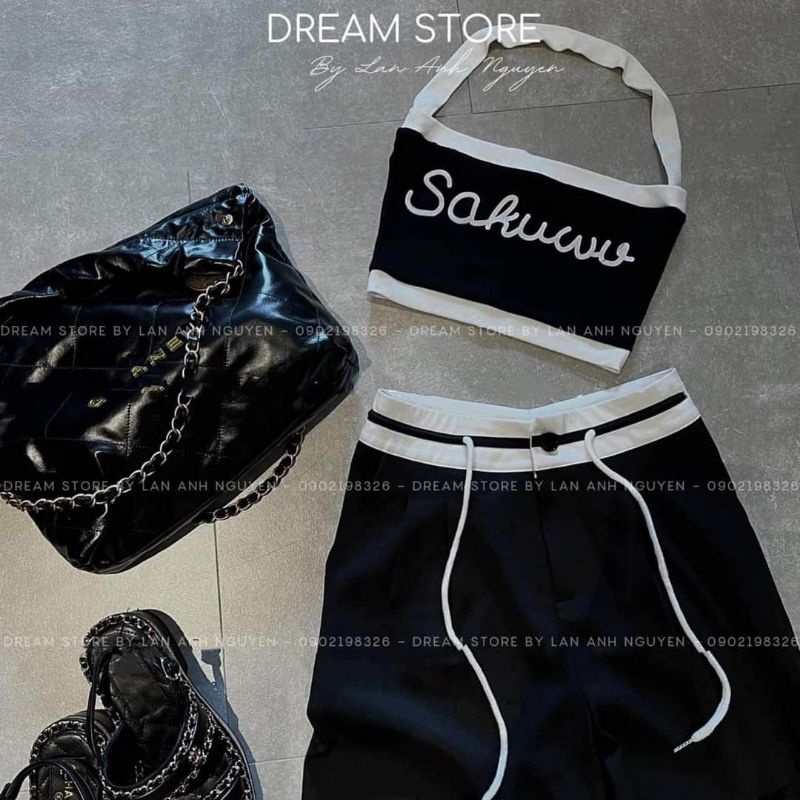SET ÁO ỐNG CROPTOP KÈM QUẦN ỐNG RỘNG