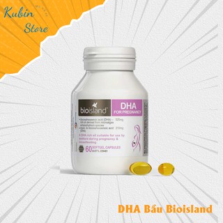 Dha bầu bioisland úc hộp 60 viên - chuẩn auth 100%,mẫu mới