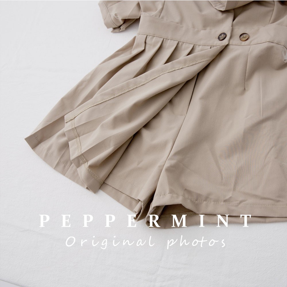 Đầm Cổ Vest Phong Cách Retro Mới 44100