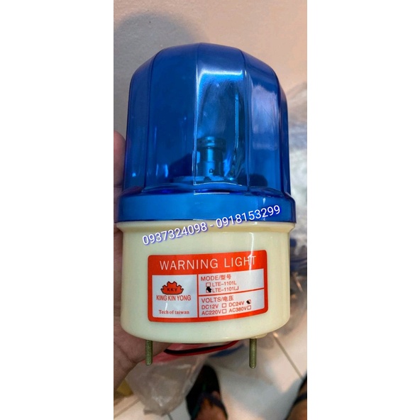 Đèn quay cảnh báo led không còi 220vol, đèn cảnh báo tín hiệu 24vol không còi, đèn công trường 12vol không còi.