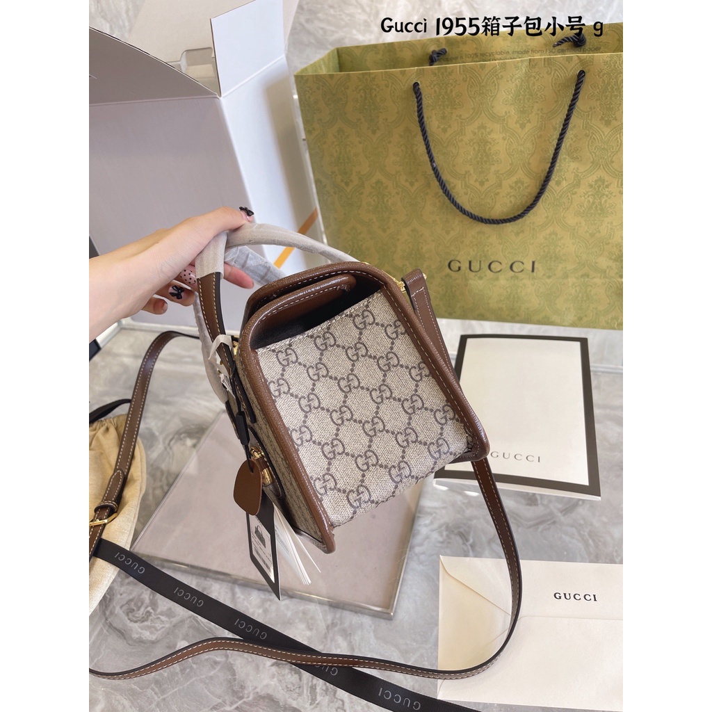Túi xách nữ da thật thời trang cao cấp Gucci GG GC phong cách cổ điển, thanh lịch