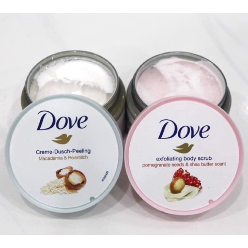 Tẩy Da Chết Body Dove Đức 225ml Tẩy tế bào chết toàn thân DOVE Exfoliating Body