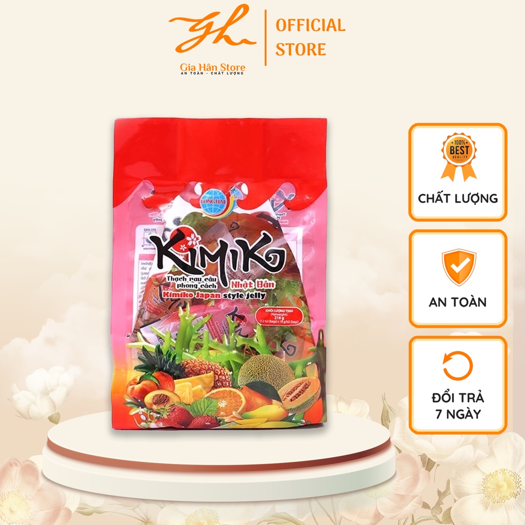 Thạch rau câu Kimiko Long Hải phong cách Nhật Bản 450g