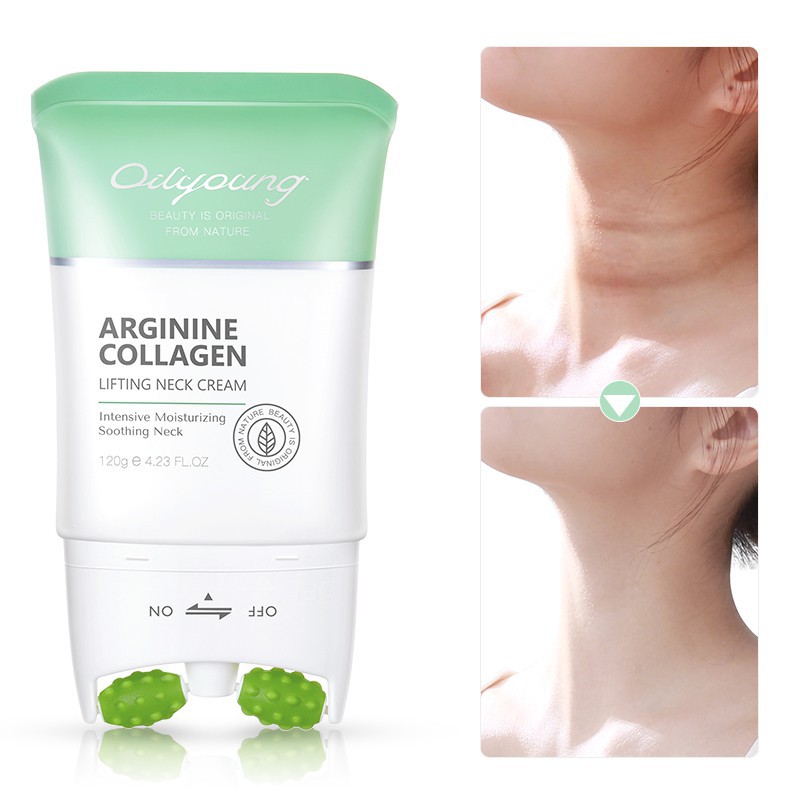 Kem cho vùng cổ Oilyoung chứa collagen giúp chống lão hóa chống nếp nhăn làm trắng và săn chắc da 120g