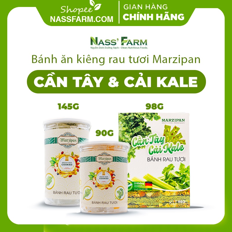 Bánh ĂN KIÊNG Marzipan vị rau củ quả ORGANIC Việt Nam - CÔNG THỨC Đức