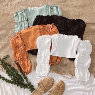 Áo croptop rớt vai nhúng