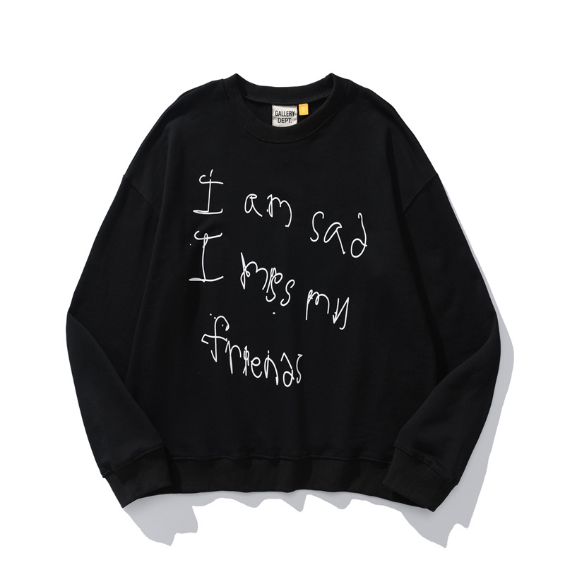 Gallery Áo sweater Cổ Tròn In Chữ handwritten Cổ Điển Đơn Giản Thoải Mái Mùa Thu
