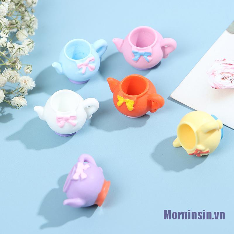 Set 5 Ấm Trà Mini Tỉ Lệ 1: 12 Trang Trí Nhà Búp Bê