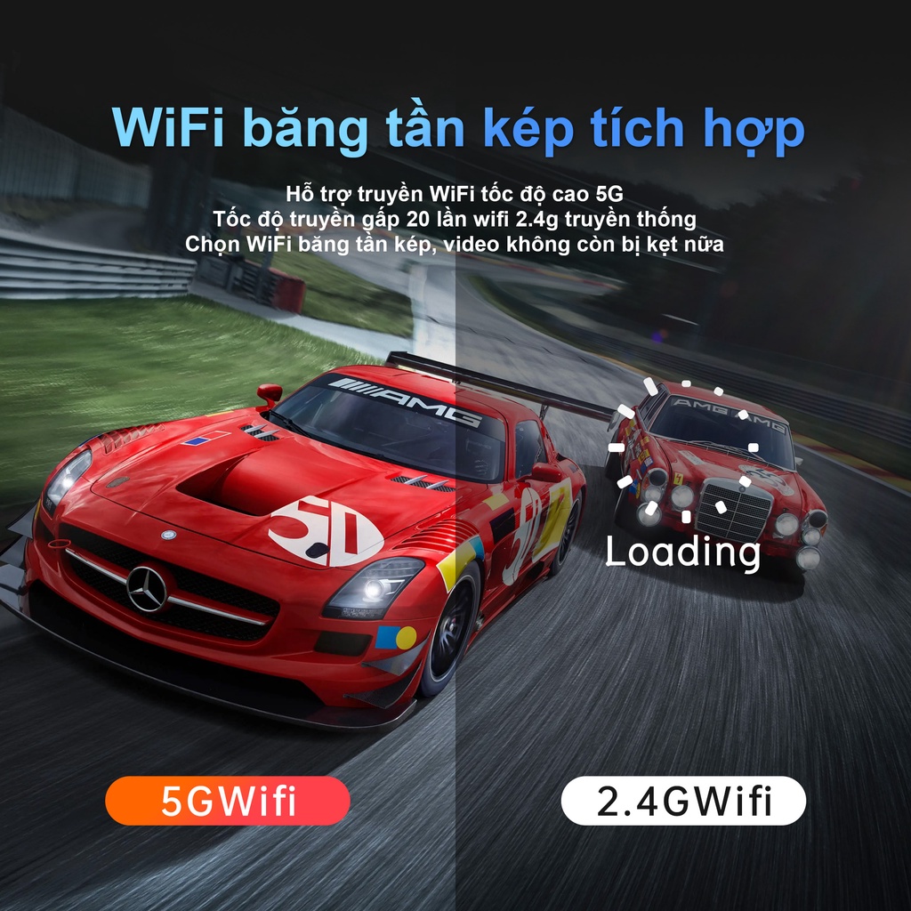 Máy chiếu mini QIAOLET Z1 Android IOS HD hỗ trợ video HD và kết nối với điện thoại, laptop, máy tính