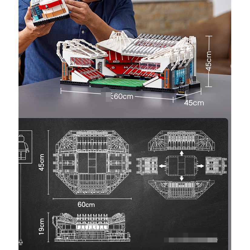 Đặt- LEGO Creator 10272 Sân Vận Động Old Trafford - Manchester United