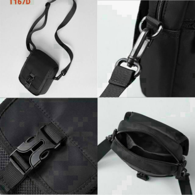 Túi đeo chéo khoá gài nam nữ mini vải canvas nhỏ gọn giá rẻ đẹp dễ thương | BigBuy360 - bigbuy360.vn
