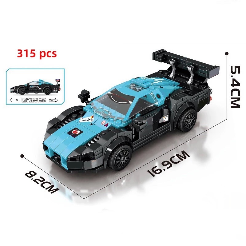Bộ lắp ráp xếp hình Legoo xe đua thể thao Menbis , xếp hình siêu xe , lắp ráp oto