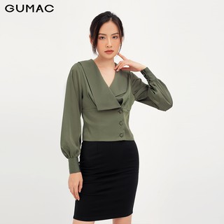 Áo sơ mi nữ đắp chéo cao cấp AVA1229 GUMAC
