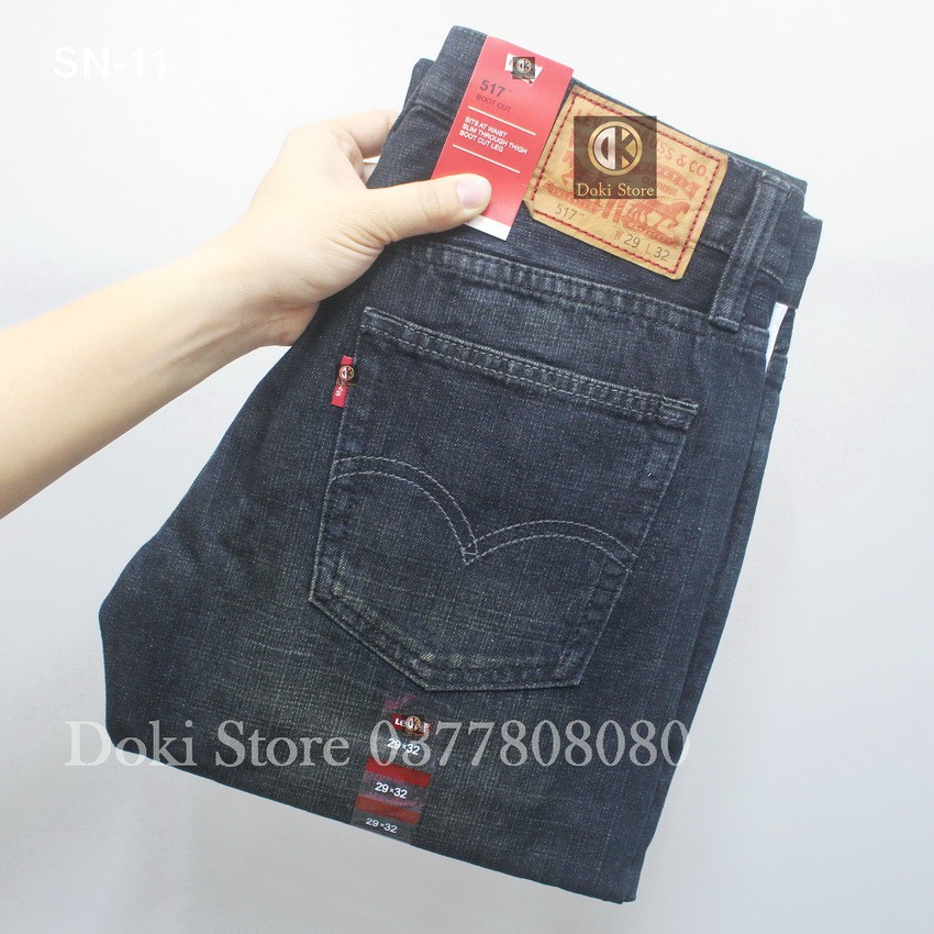 Quần Jean Ống Suông Nam Nhiều Màu, Quần Jean Nam Ống Rộng, Vải Không Co Giãn, Sang Trọng Lịch Sự - DOKI | BigBuy360 - bigbuy360.vn