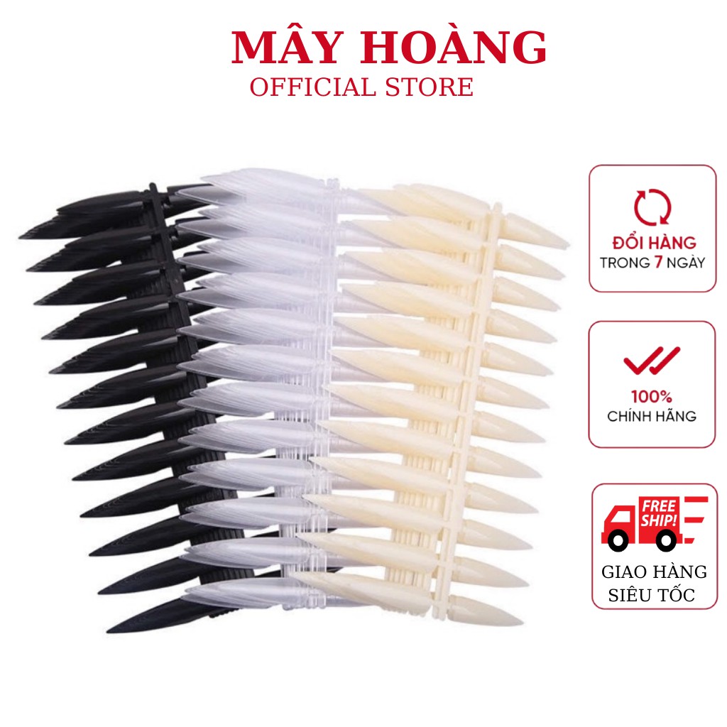 Móng nhọn vỉ tập vẽ  bịch 10 vỉ 240 móng