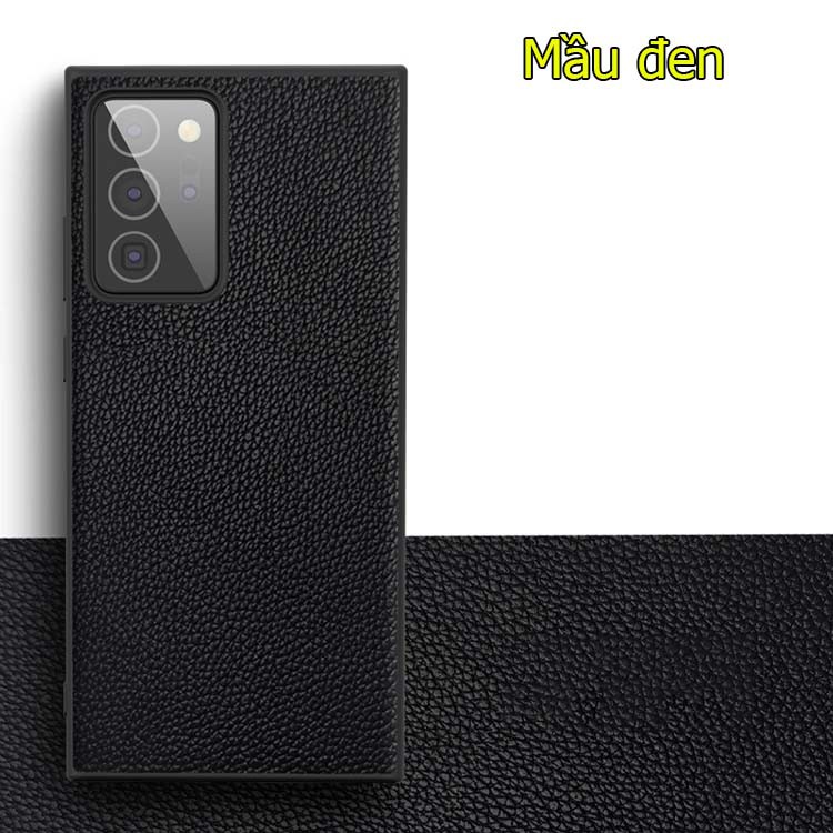 Ốp da samsung Note 20 Ultra/ s20 ultra /Note 10 Plus mặt lưng da bò