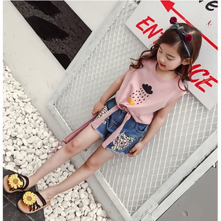 Áo phông sát nách vạt buộc siêu yêu