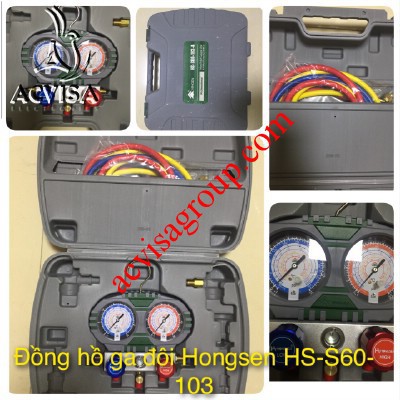 Đồng Hồ Gas Đôi Hongsen Model HS-S60-103