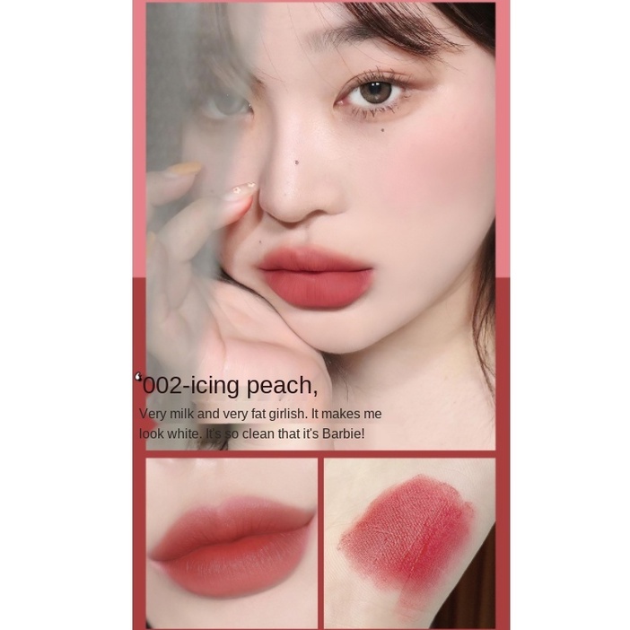 Thỏi son trang điểm nhung mịn bền màu GECOMO | BigBuy360 - bigbuy360.vn