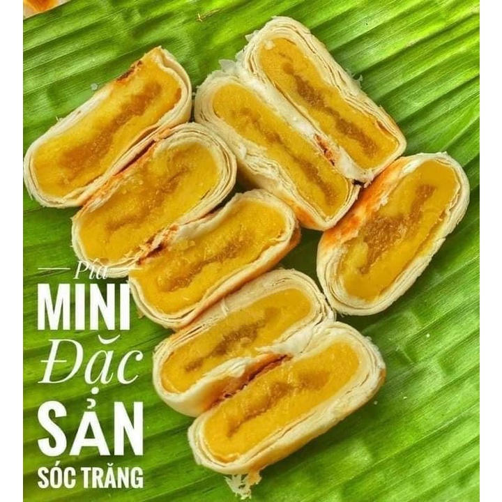 Combo 25 cái bánh pía mini sầu riêng đặc sản Sóc Trăng thơm ngon