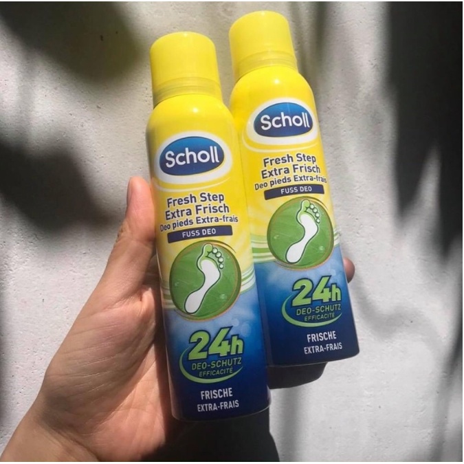 [CHE TÊN] Xịt khử mùi hôi chân &amp; giày dép Scholl Fuss 150ml, ngăn mồ hôi chân - Shop Viloet
