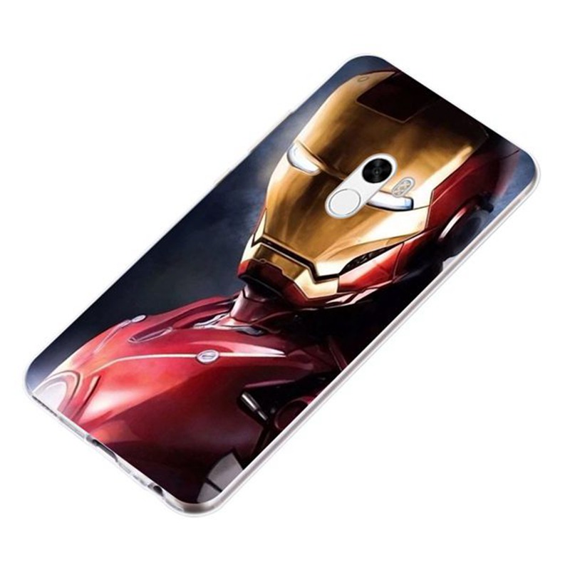 Ốp silicon Mềm In Hình Biệt Đội Siêu Anh Hùng Avengers Cho Xiaomi Mix Note Max 2 3 A1 A2 5 5c 5s 6 8 9 Se Lite Plus F1