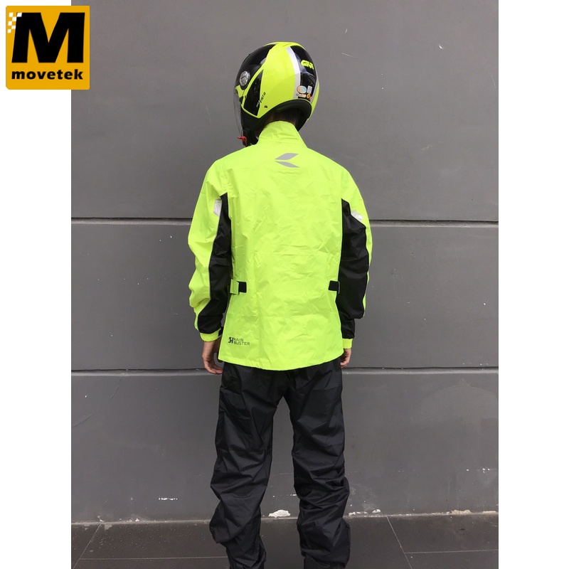 Áo mưa bộ Taichi RSR046 màu xanh neon