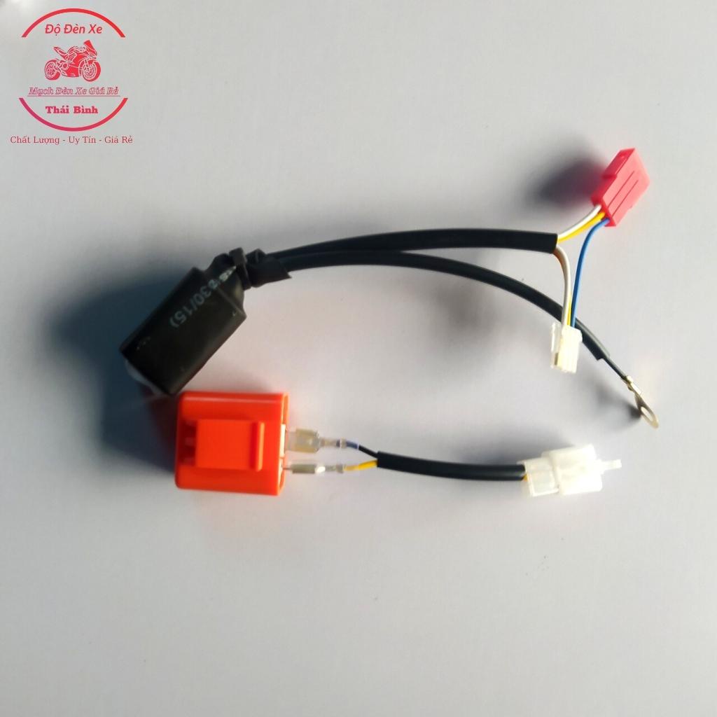 Mạch hazard winner X wave, Mạch ưu tiên các dòng honda lắp trên công tắc zin kèm cục chớp điện tử