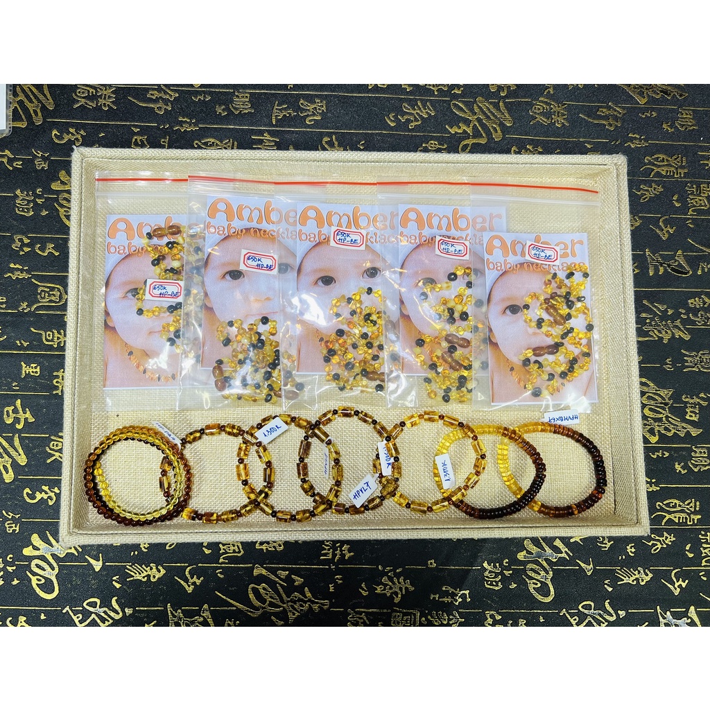 Khay vải bố dùng để đựng trang sức, phụ kiện, vòng đá sang trọng