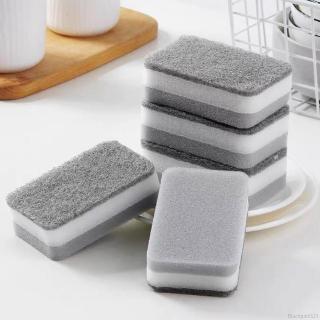 [Hàng Sẵn Sàng Giao Hàng Nhanh Chóng Chuyên Gia Giao Hàng☞】♥Phụ Kiện Sạch♥ Bộ 5 Miếng Bọt Biển Rửa Chén Ba Lớp Tiện Lợi Cho Nhà Bếp