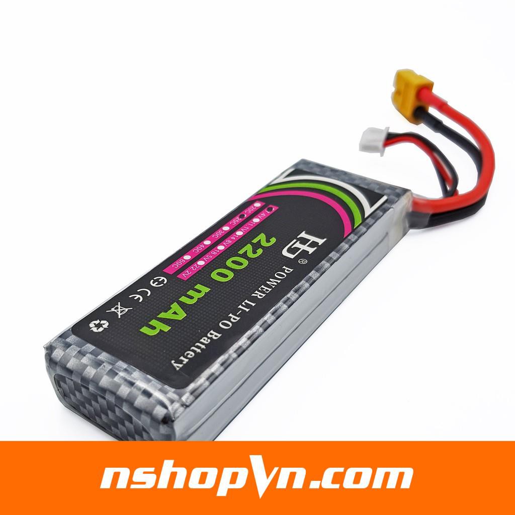 Pin Lion Lipo 2S 7.4V 2200mAh 25C