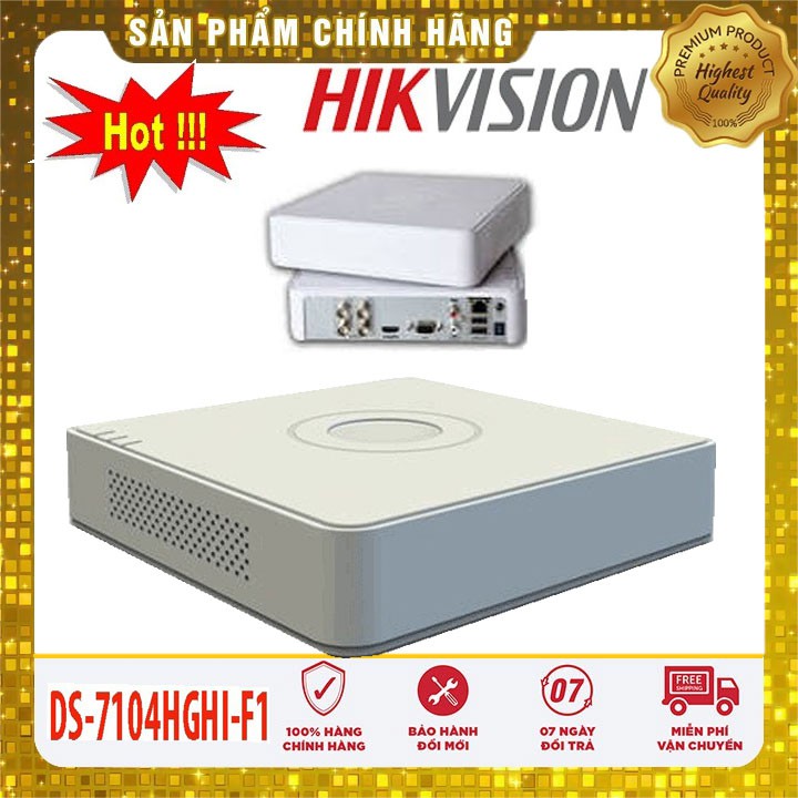 Đầu Ghi Hình 4 Kênh HIKVISION DS-7104HGHI-F1