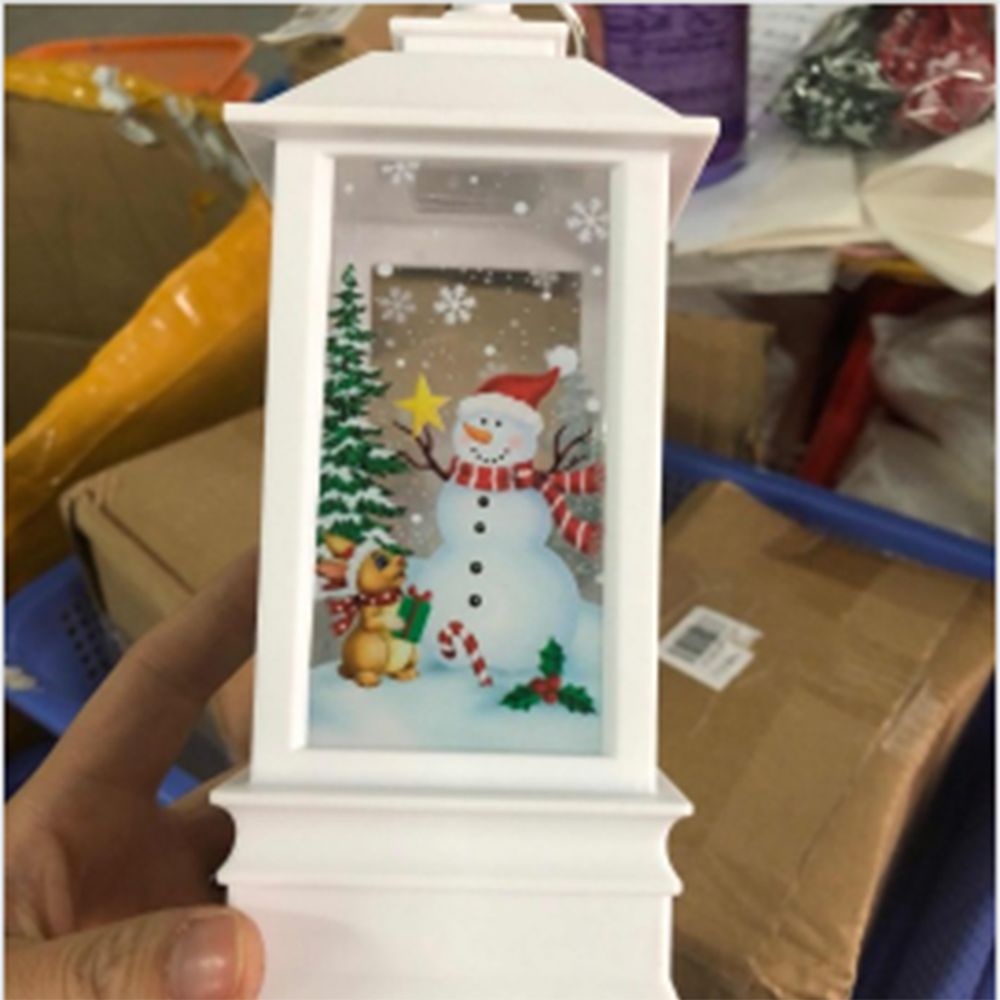 GOGOUP Người Tuyết Trang Trí Đèn Đường Mới Giáng Sinh